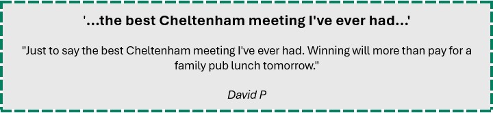 ATC Member - David P - Cheltenham Testimonial
