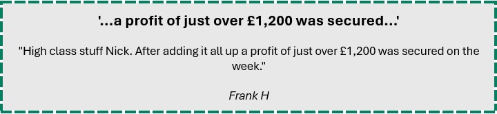 ATC Member - Frank H - Cheltenham Testimonial