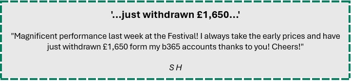 ATC Member - S H - Cheltenham Testimonial